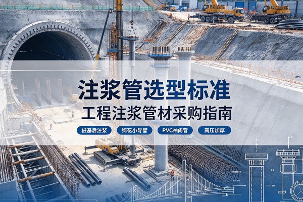 石城注浆管选型标准