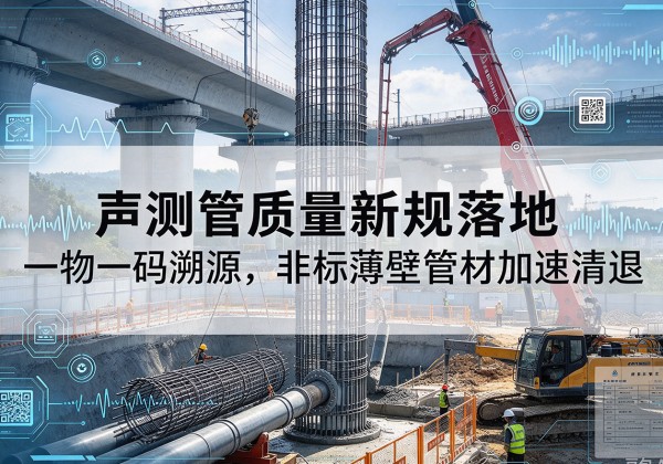 石城声测管质量新规落地，一物一码溯源，非标薄壁管材加速清退