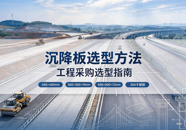 石城沉降板选择方法