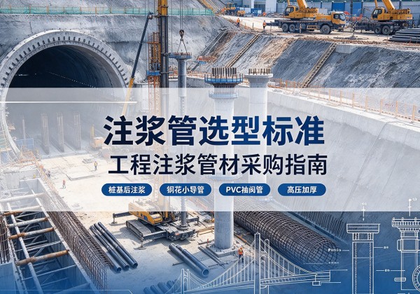 石城注浆管选型标准